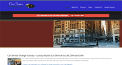Desktop Screenshot of carservice-orangecounty.com